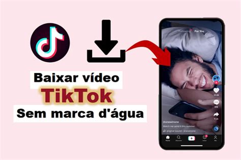 Baixar video TikTok sem marca d'água com o TikTok downloader.